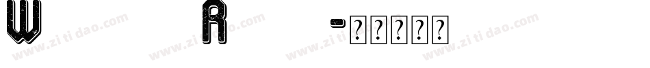Warehouse Regular字体转换
